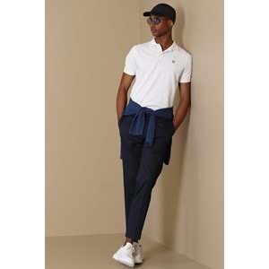 LAON POLO YAKA T-SHIRT BEYAZ M
